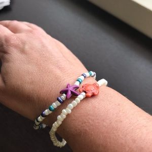 Handmade Starfish & Sea Turtle 🐢Anklet or Bracelet